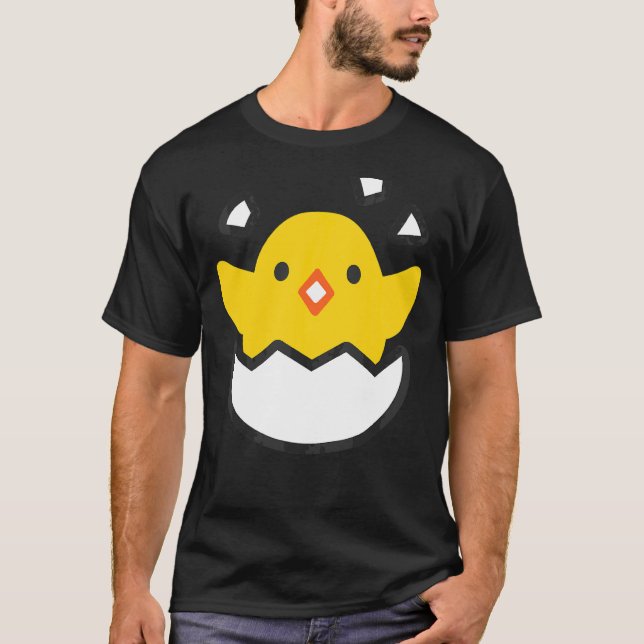 Camiseta Fardo de Pintinho Recém-Nascido (Frente)