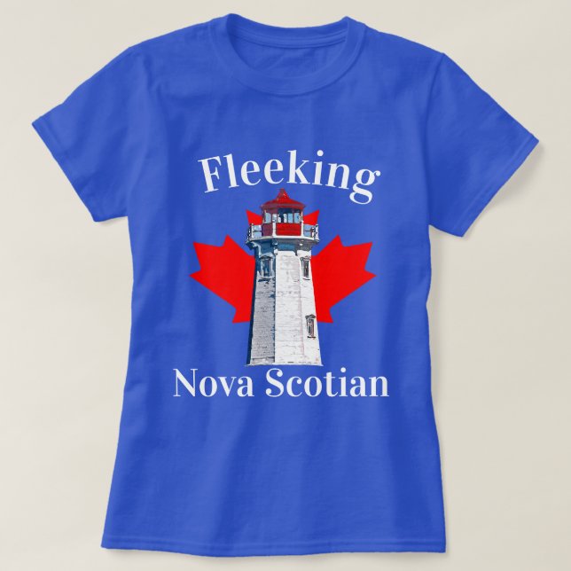 Camiseta Fardo Nova Escotista Halifax Dartmouth Lighthouse (Frente do Design)
