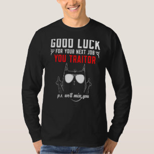 Camiseta Farewell Afastando Colegas De Trabalho