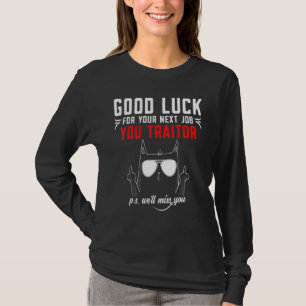 Camiseta Farewell Afastando Colegas De Trabalho