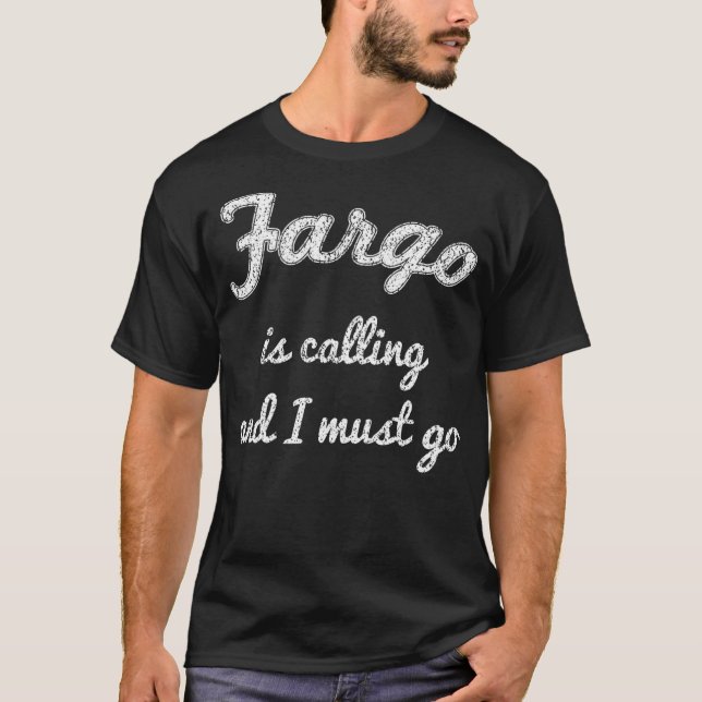 Camiseta FARGO E NORTH DAKOTA Funny City Trip Raízes U (Frente)