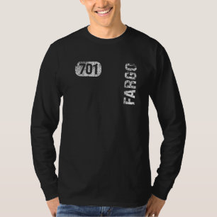 Camiseta Fargo North Dakota 701 Area Code Vintage Retro