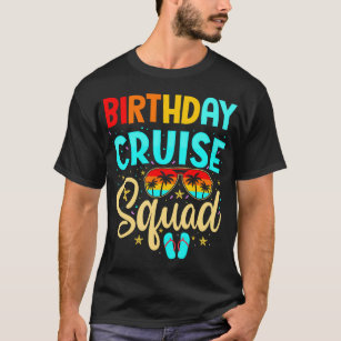Camiseta Farinha De Cruzeiro Birthday Cruise Squad