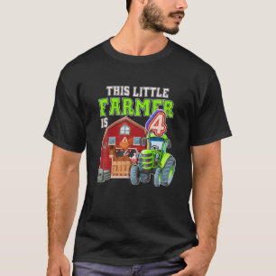 Camiseta Farinha de Festa de aniversário de Trator de Faze