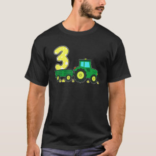 Camiseta Farinha de Festa de aniversário de Trator de Fazen