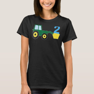 Camiseta Farinha de Festa de aniversário de Trator de Fazen