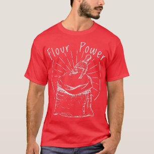 Camiseta Farinha de panificação de cozinhar pão fazeres