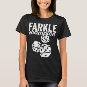 Camiseta Farkle Champion para Conselhos de gelo