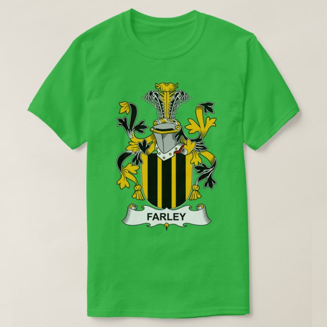 Camiseta Farley Coat of Arms Family Crest  (Frente do Design)