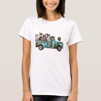 Camiseta Farm Animal Truck Shirt For Birthday Gift For