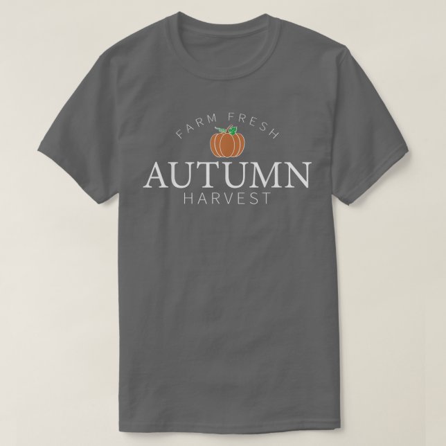 Camiseta Farm Fresh Autumn Harvest Cute Pumpkin Patch Fall  (Frente do Design)