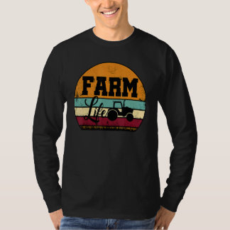 Camiseta Farm Life Graphic Agriculture Agriculteur Farmer T