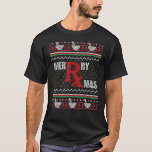 Camiseta Farmacêutica de Tecnologia Farmacêutica Merry Xmas