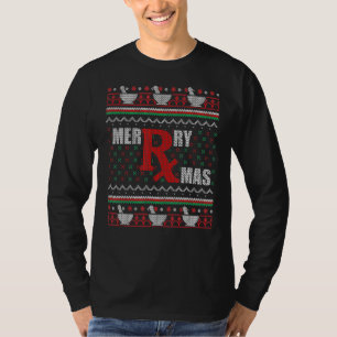 Camiseta Farmacêutica de Tecnologia Farmacêutica Merry Xmas