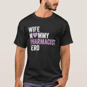 Camiseta Farmacêutica em Dificuldade Mamãe Farmacêutica Her