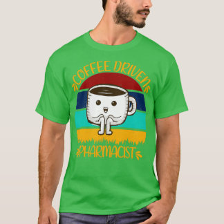 Camiseta Farmacêutica Engraçada Frita Cafeína Citações