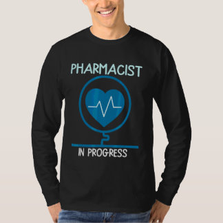Camiseta Farmacêutica Mens em Andamento Farmacologia Futura