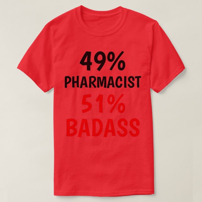 Camiseta Farmacêutico Badass 3 (Frente do Design)