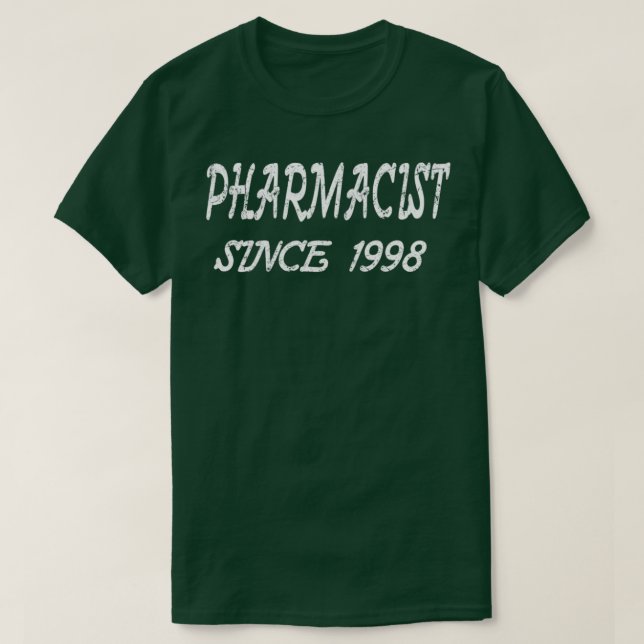 Camiseta Farmacêutico Desde 1998 (Frente do Design)