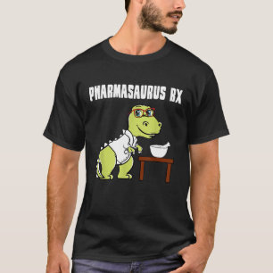 Camiseta Farmacêutico Dinossauro Farmacologista Tyrannosaur