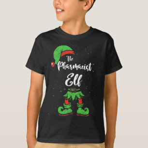 Camiseta Farmacêutico Elf Matching Family Christmas Pajama