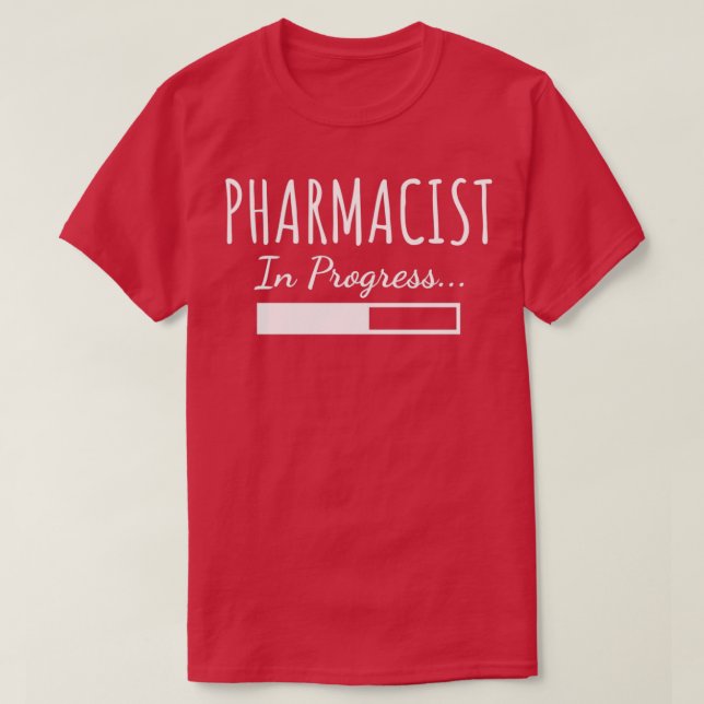 Camiseta Farmacêutico em Andamento 7 (Frente do Design)