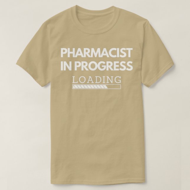 Camiseta farmacêutico em curso 9 (Frente do Design)