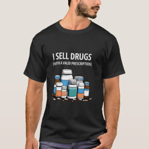 Camiseta Farmacêutico Engraçado Para Homens Mulheres Técnic