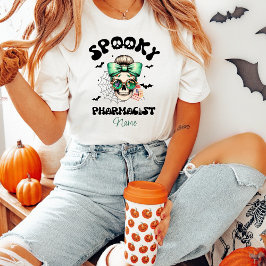Camiseta Farmacêutico Halloween Spooky