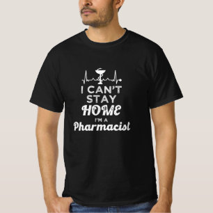 Camiseta Farmacêutico, não posso ficar em casa.