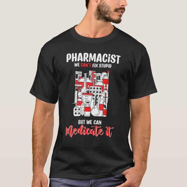 Camiseta Farmacêutico Pode Medicar (Frente)