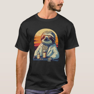 Camiseta Farmacêutico Preguiçoso e Divertido de Preguiça