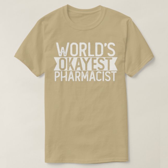 Camiseta Farmacêutico T Farmacêutico Engraçado Presente (Frente do Design)