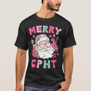 Camiseta Farmácia Certificada de Natal para as mulheres - F