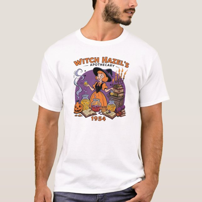 Camiseta Farmácia da Witch Hazel 1954 farmácia (Frente)