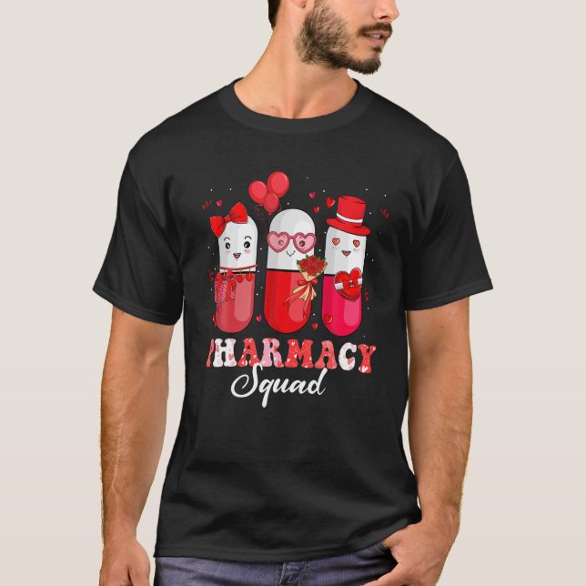 Camiseta Farmácia Dia de os namorados Engraçado Farmacêutic (Frente)
