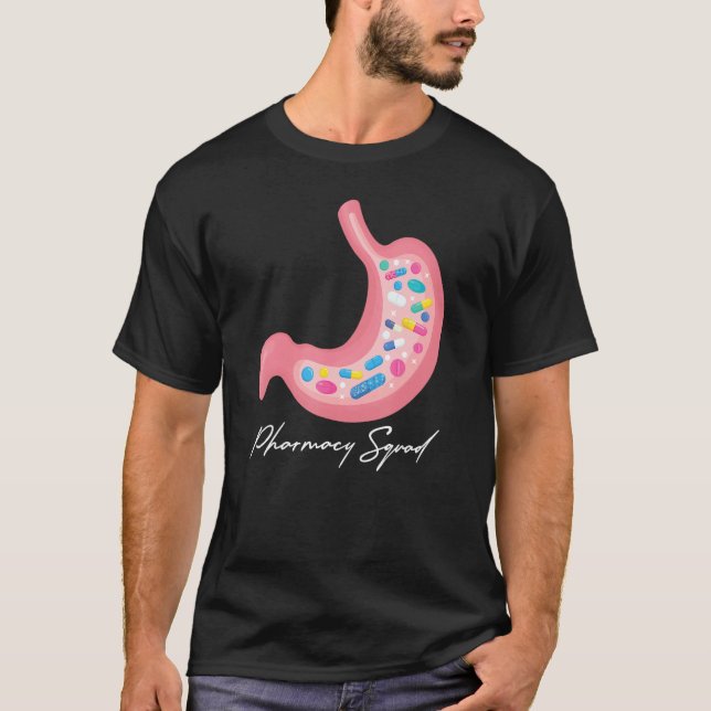 Camiseta Farmácia Pharm D Farmacêutico Gráfico (Frente)