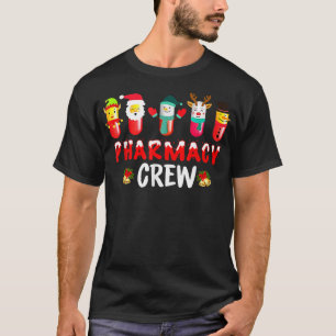 Camiseta Farmácia Pílulas de Natal Snowman Reindeer San