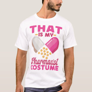 Camiseta Farmácia Que É O Meu Farmacêutico Figurino Hallowe