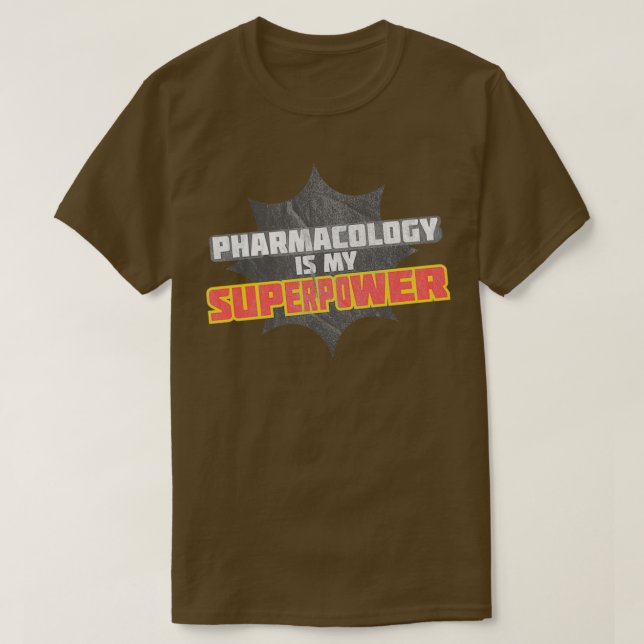 Camiseta Farmacologia é meu superpoder (Frente do Design)
