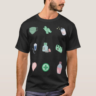 Camiseta Farmacologia Sticker Pack Legal Drug Dealer 2