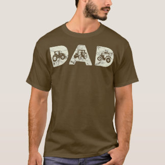Camiseta Farmante de Pais de Trator Mens