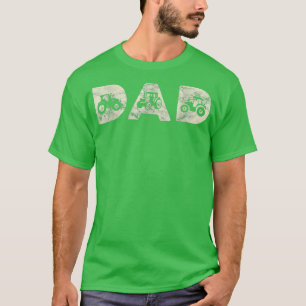 Camiseta Farmante de Pais de Trator Mens