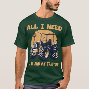 Camiseta Farmar eu e meu equipamento de fazenda de trator e