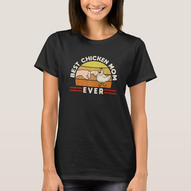 Camiseta Farmer Animal Pet Best Chickens Mamãe Nunca Frango (Frente)