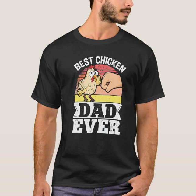 Camiseta Farmer Animal Pet Melhor Pai De Galinha Nunca Gali (Frente)