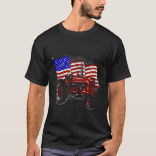 Camiseta Farmer De Bandeiras Dos Eua