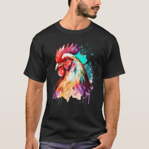 Camiseta Farmer De Frango Cónico Cónico De Aquecedores Colo