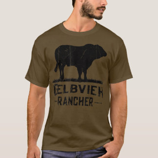 Camiseta Farmer de Vaca Gelbvieh Rancher