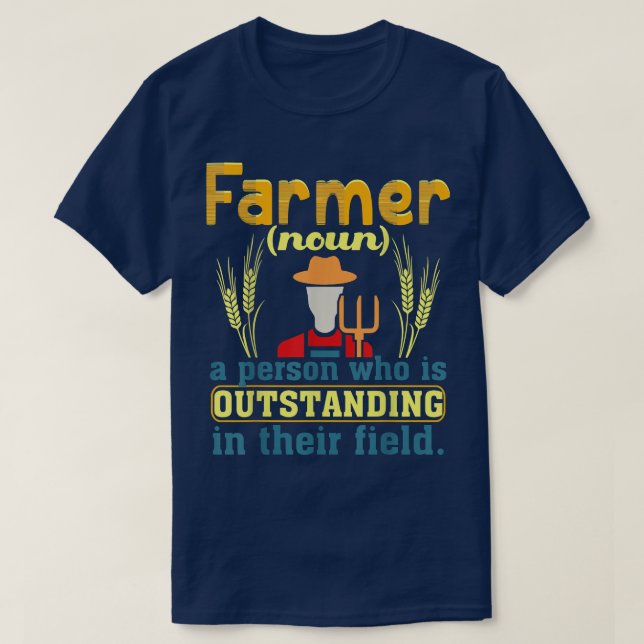Camiseta Farmer Definição de Fazenda (Frente do Design)
